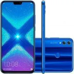 Smartphone Huawei Honor 8X 64GB Versão Global Desbloqueado Preto R$1093