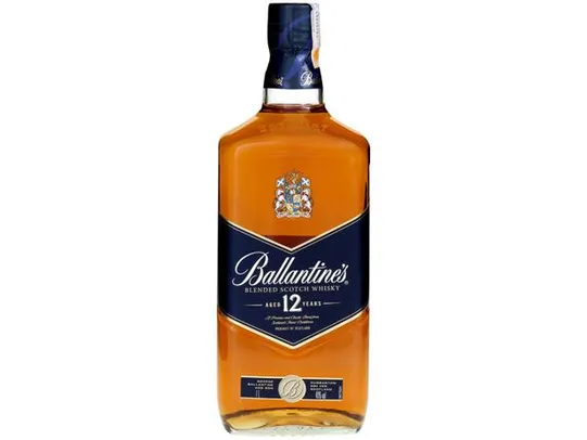 [Cliente ouro] Whisky Escocês Ballantines 12 anos 1L | R$90