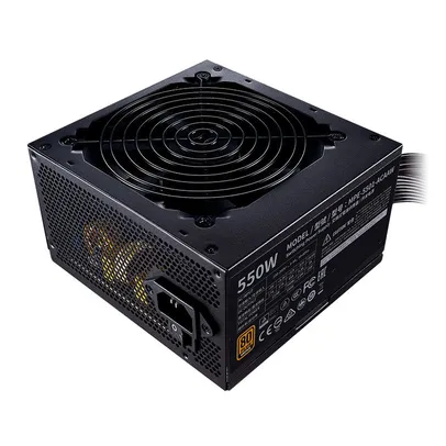 Fonte Cooler Master MWE 550 Bronze V2, 550W, 80 Plus Bronze, Preta, MPE-5501-ACAAW-BBR