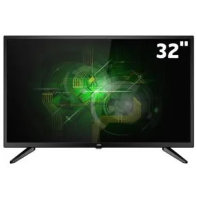 TV LED 32" AOC - HD - LE32M1475 - HDMI e USB - R$ 854,91
