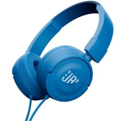Fone de Ouvido Supra-auricular JBL T450 BLUE P2 Azul - R$70