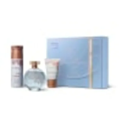 Kit Presente Floratta Blue: Desodorante Colônia 75ml + Loção Corporal 200ml + Creme para Mãos 50g