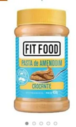 (Recorrência) Pasta de Amendoim Crocante Fit Food 450g - R$12