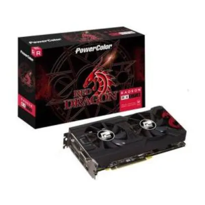 Placa De Vídeo Radeon Power Color Rx 570 4gb Red Dragon Axrx 570 4gbd5-3dhdv2/oc R$580