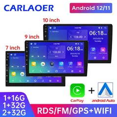 (Taxa Inclusa) Multimidia 7" Android 11, Autoradio, Wi Fi, GPS, 2 Din, 32G ROM, 1GB