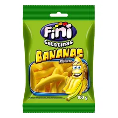 (08un)Bala de gelatina bananas 100G - fini