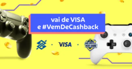 [OUROCARD+VISA] R$ 50 de cashback nas principais lojas digitais de consoles