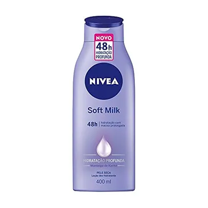 Hidratante Desodorante Nivea Soft Milk 400Ml, Nivea, Branco