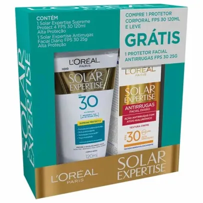 Kit Solar Expertise Supreme Protect4 FPS30 + Antirrugas 25g