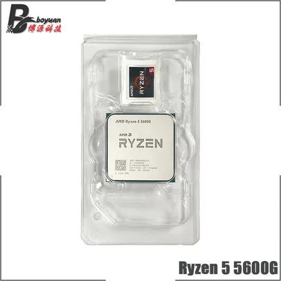 Processador AMD Ryzen 5 5600G 3.9GHz (4.4GHz Turbo), 6-Cores 12-Thread