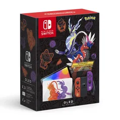 Nintendo Switch OLED Edição Limitada Pokémon Scarlet & Violet Edition