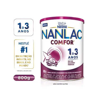 Fórmula Infantil Nanlac Comfor 3 800g