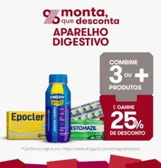 Combinado 3 Produtos Ganhe 25% Desconto 