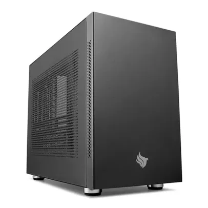 Gabinete Gamer Mini-Tower Pichau HX100 Metal, Preto, PG-HX1-M01 (COMPATÍVEL COM M-ATX)