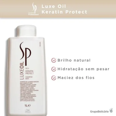 Saindo por R$ 139,36: SP System Professional Luxe Oil Keratin Protect - Shampoo 1000ml | Pelando