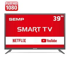 Smart TV LED 39" Full HD Semp TCL Toshiba L39S3900 com Wi-Fi Integrado por R$ 1259