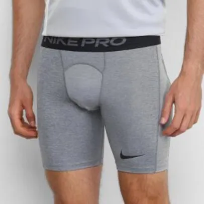 Short de Compressão Nike Pro Masculino - Cinza e Preto