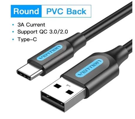 Cabo Usb/Tipo C - 0.5m | R$2