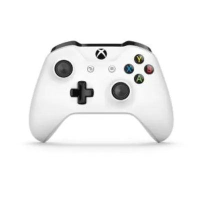 Controle Microsoft Xbox One sem Fio Branco - R$325