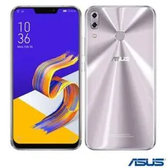 Smartphone Asus Zenfone 5 64GB Prata 4G Tela 6.2" Câmera 12MP Android 8.0 Oreo