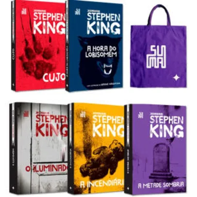 Saindo por R$ 171: Biblioteca Stephen King + Ecobag - R$171 | Pelando