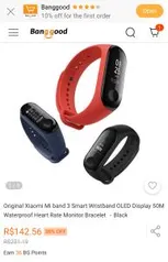 Xiaomi Mi band 3 - R$101