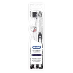 (PRIME) Escova de Dente Oral-B Whitening Therapy Purification com Cerdas Extra Macias 2 unidades