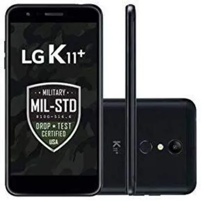 Smartphone, LG K11+, 32 GB, 5.3", Preto | R$599