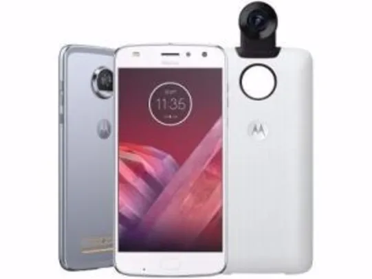 Smartphone Moto Z2 Play 360 Camera Edition XT1710 Azul Topázio Dual Chip Android 7.1 64GB