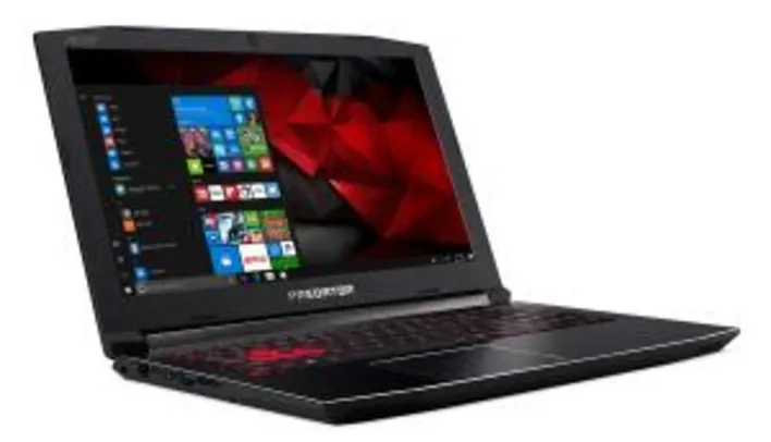 Notebook Gamer Acer Predator Helios 300 G3-572-70MG i7-7700HQ + SSD R$4804