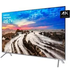 Smart TV LED 55" Samsung 4K HDR UN55MU7000 4 HDMI - R$ 4450