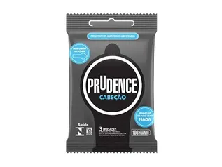 Prudence Preservativo Cabeção Anatômicos 3_Unidades