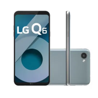 Smartphone LG Q6 Dual Chip Android 7.0 Tela 5.5" Full Hd+ Octacore 32GB 4G Câmera 13MP - Platinum. R$ 699,00