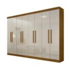 Guarda Roupa Casal Hera MDF 8 Portas e 4 Gavetas Rufato