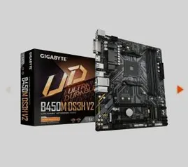 Placa Mãe Gigabyte B450M DS3H V2 | R$580