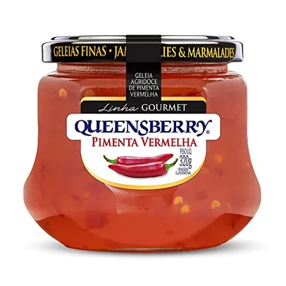 Geleia Agridoce de Pimenta Vermelha Queensberry Gourmet 320g