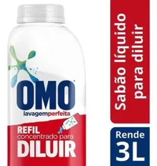 Sabão Líquido Concentrado Omo Lavagem Perfeita Refil 500ml | R$24