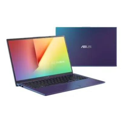 [R$1.619 AME] Asus Notebook Vivobook 15 X512fa-br784t Azul Escuro | R$1.799