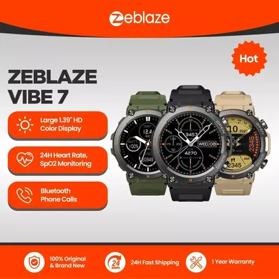 [Moedas / Taxas Inclusas ] Smartwatch Zeblaze Vibe 7 Rugged