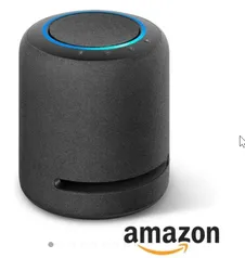 Smart Speaker Amazon com Áudio de Alta Fidelidade e Alexa Preto - Amazon Echo Studio