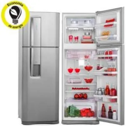 [RICARDO ELETRO]Refrigerador | Geladeira Electrolux Frost Free 2 Portas 380 Litros Inox - DW42X - R$ 1.699,00