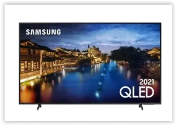 [Regional] Smart TV 65" Samsung Qled 4k 65Q60A Modo Game Som Em Movimento Virtual Tela Sem Limites Design Slim