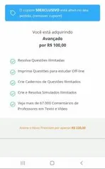 Cupom de 50% de desconto no plano avançado | Qconcursos