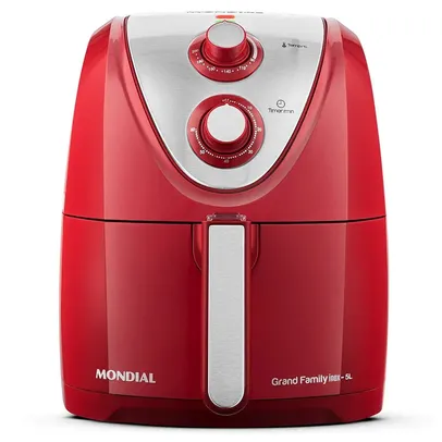 Fritadeira Air Fryer Mondial 5 Litros Vermelha Afn-50-ri - 127 Volts