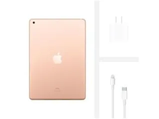 (CLIENTE OURO) iPad Tela 10,2” 8ª Geração Apple Wi-Fi 32GB - Dourado | R$ 2679