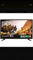 Tv Britânia 32'' Led Smart Com Netflix R$889