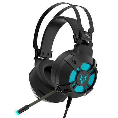 Headset Gamer Husky Gaming Storm V2, Preto, P2, Drivers 50mm, RGB - HGMD003