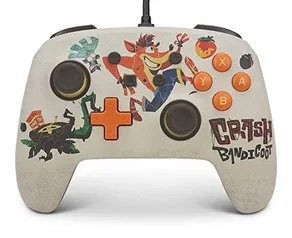 Controle com fio PowerA Enhanced para Nintendo Switch - Quantum Crash, Crash Bandicoot 4