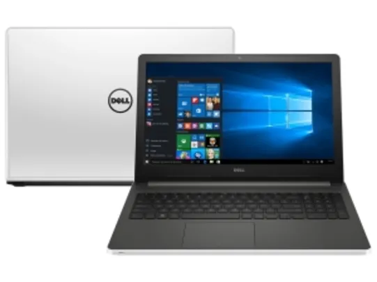 Notebook Dell Inspiron I15-5558-A50 Intel Core i7 - 8GB 1TB LED 15,6" Placa de Vídeo 4GB Windows 10 por R$2999