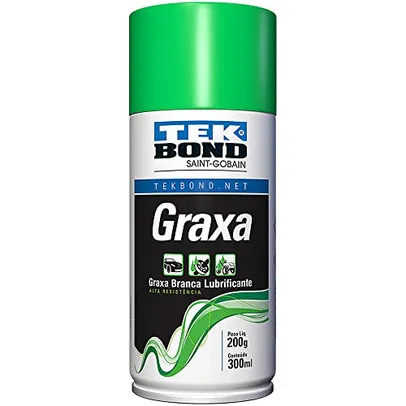 [Super R$13] Tekspray Graxa Branca 200G/300ML